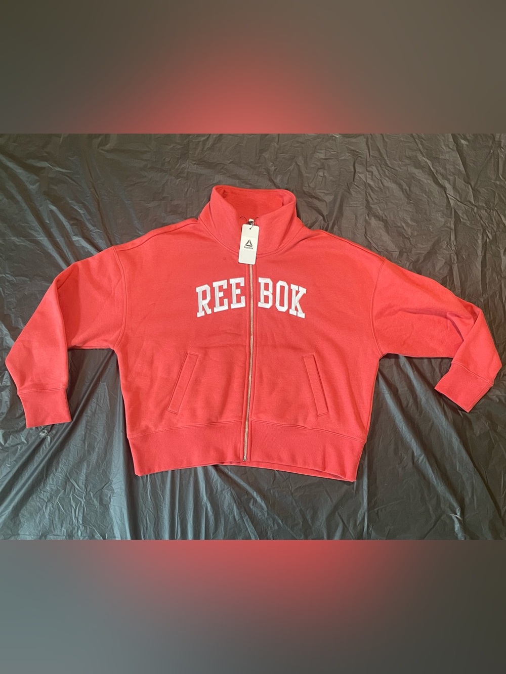 Reebok Coral Red Zip Jacket and Skirt Set - Picture 2 of 7